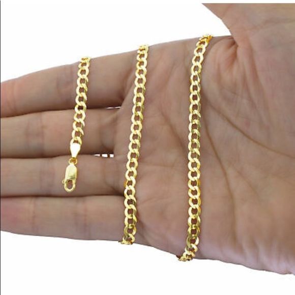REAL 14K Gold Cuban Chain 6mm 24” Brand New
